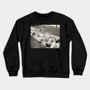 Girls Sunbathing, 1943. Vintage Photo Crewneck Sweatshirt